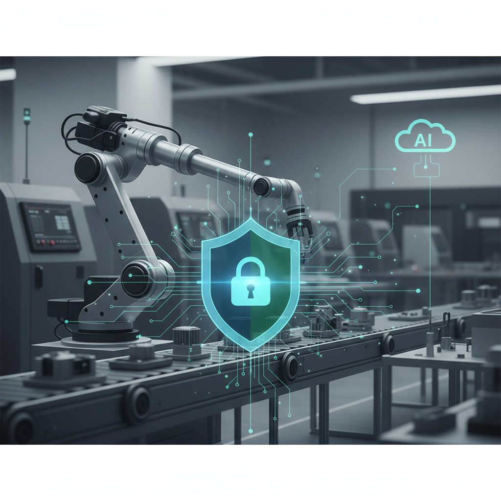 AI manufacturing security shield